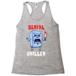 Serial Chiller Racerback Tank -DIOO Clothing Shop pd.2526872733.45.25085360.s3.1 front grey ffffff none x17y0 110 800x800 1
