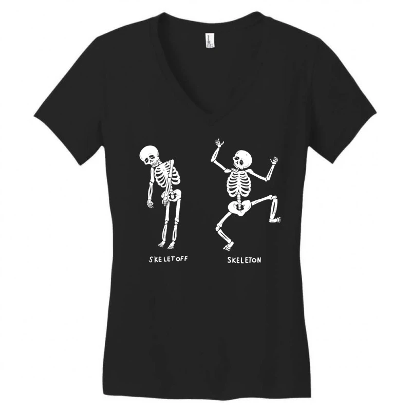 Skeletoff Skeleton Women's V-Neck T-Shirt 5 Skeletoff Skeleton Women's V-Neck T-Shirt - Image 3