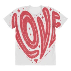 Love In A Heart Shape All Over Women's T-shirt -DIOO Clothing Shop pd.2526912621.108.25071463.s3.1 front customized f5f5f5 none x45y6.5 294 800x800 1