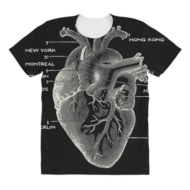 Nomad Heart All Over Women's T-shirt 5 Nomad Heart All Over Women's T-shirt - Image 3