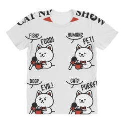 Perfect Cat Nigh Show Interview All Over Women's T-shirt -DIOO Clothing Shop pd.2526931069.108.25081652.s3.1 front customized f5f5f5 none x45ym5.5 294 800x800 1