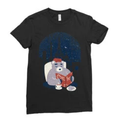 Parisian Bear Ladies Fitted T-Shirt -DIOO Clothing Shop pd.2526932576.36.25081634.s3.1 front black ffffff none x6.5y0 141 800x800 1