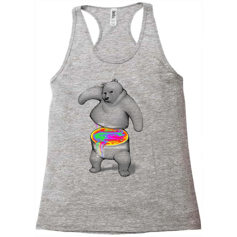 Rainbow Bear Racerback Tank 5 Rainbow Bear Racerback Tank - Image 3