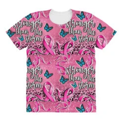 Stronger Than The Stormcancer All Over Women's T-shirt 9 Stronger Than The Stormcancer All Over Women's T-shirt -DIOO Clothing Shop pd.2526950220.108.25097463.s3.1 front customized 111111 normal xm18.5ym18.5 174 800x800 1