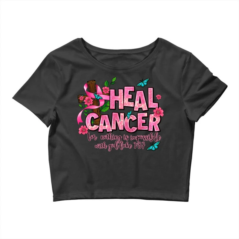 Heal Cancer Crop Top 3 Heal Cancer Crop Top