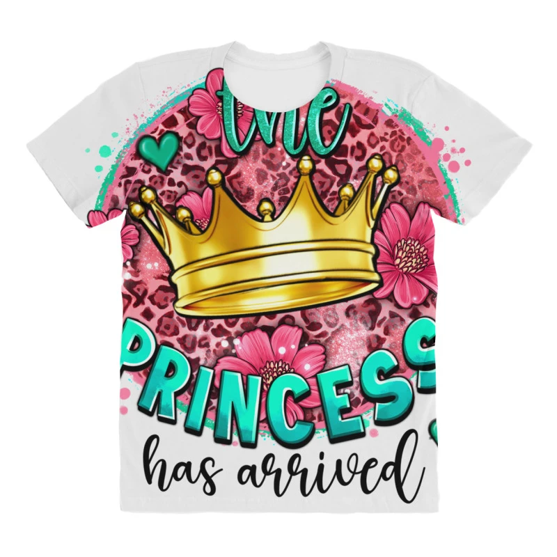 The Princesshas Arrived All Over Women's T-shirt 5 The Princesshas Arrived All Over Women's T-shirt - Image 3
