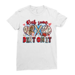 Rub Some Dirt On It Baseball Ladies Fitted T-Shirt -DIOO Clothing Shop pd.2526993465.36.25100837.s3.1 front white ffffff none x0y0 154 800x800 1