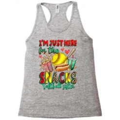 I'm Just Here For The Snacks Softball Sister Racerback Tank 9 I'm Just Here For The Snacks Softball Sister Racerback Tank -DIOO Clothing Shop pd.2526995016.45.25100827.s3.1 front grey ffffff none x8y0 128 800x800 1