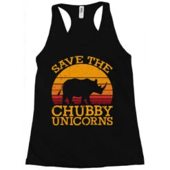 Save The Chubby Unicorns Racerback Tank -DIOO Clothing Shop pd.2527025093.45.25095601.s3.1 front black ffffff none x0y0 144 800x800 1