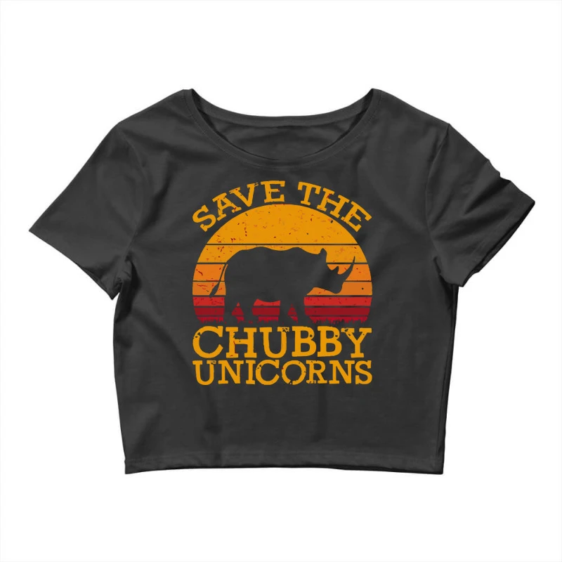 Save The Chubby Unicorns Crop Top 3 Save The Chubby Unicorns Crop Top