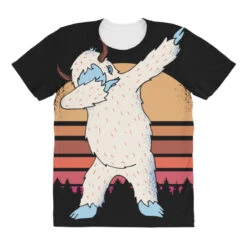 Retro Vintage Dabbing Yeti Snowman Funny Christmas All Over Women's T-shirt -DIOO Clothing Shop pd.2527029637.108.25097666.s3.1 front customized 111111 none x45y12.5 294 800x800 1