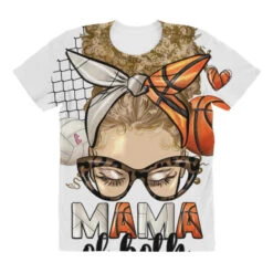 Blonde Messy Bun Mama Of Both Volleyball And Baske All Over Women's T-shirt -DIOO Clothing Shop pd.2527048798.108.25101915.s3.1 front customized f5f5f5 none x45ym27.5 294 800x800 1