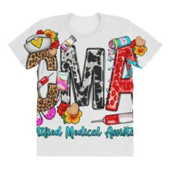 Summer CMA Certified Medical Assistant All Over Women's T-shirt -DIOO Clothing Shop pd.2527064736.108.25101996.s3.1 front customized f5f5f5 none x45y41.5 294 800x800 1