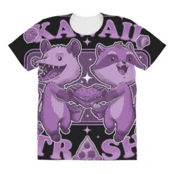 Kawaii Fastfood Trash Animals All Over Women's T-shirt -DIOO Clothing Shop pd.2527085571.108.25102186.s3.1 front customized 111111 none x45ym14.5 294 800x800 1