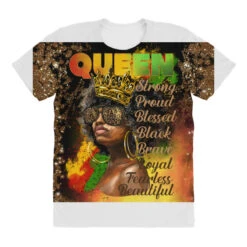 Afro Queen Juneteenth All Over Women's T-shirt -DIOO Clothing Shop pd.2527100422.108.25097426.s3.1 front customized f5f5f5 none x45y41.5 294 800x800 1