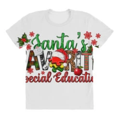 Santa's Favorite Special Education Christmas All Over Women's T-shirt -DIOO Clothing Shop pd.2527100680.108.25102134.s3.1 front customized f5f5f5 none x45y77 294 800x800 1