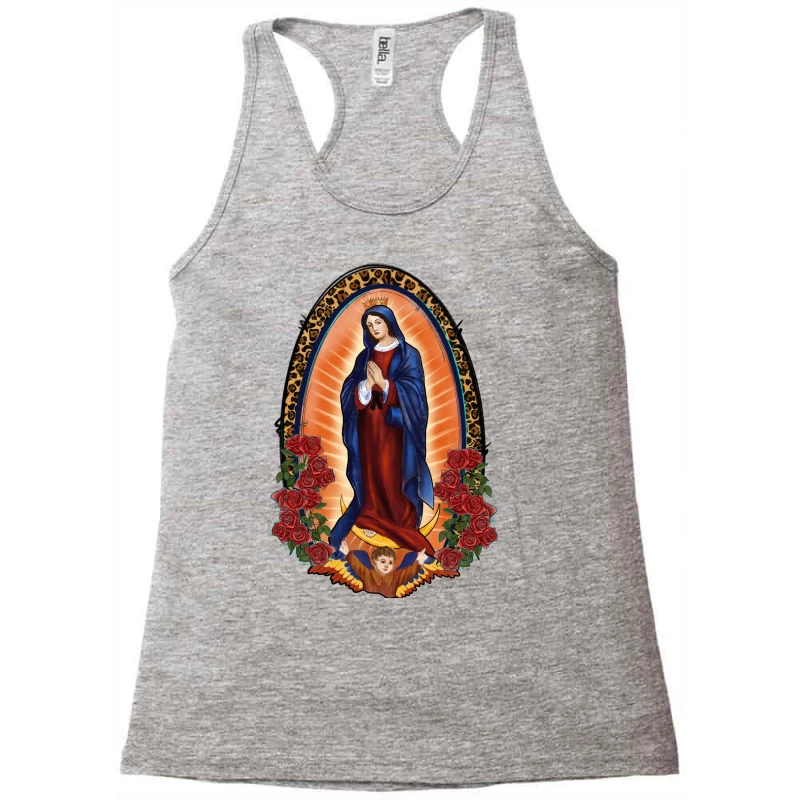 Our Lady Of Guadalupe Racerback Tank 5 Our Lady Of Guadalupe Racerback Tank - Image 3
