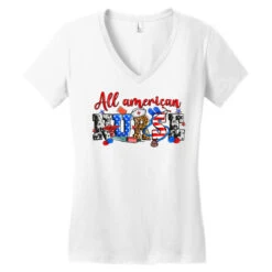 All American Nurse Women's V-Neck T-Shirt -DIOO Clothing Shop pd.2527116320.72.25102427.s3.1 front white ffffff none x0y0 138 800x800 1