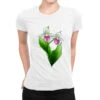 Pink And White Lady's Slipper Flower Ladies Fitted T-Shirt -DIOO Clothing Shop pmd.2510168139.36.24945602.s3.1 front white2 ffffff none x22.706y11.5 108.58769 800x800 1