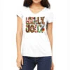 Holly Jolly Women's V-Neck T-Shirt 1 Holly Jolly Women's V-Neck T-Shirt -DIOO Clothing Shop pmd.2524182752.72.25058270.s3.1 front white2 ffffff none x0y0 138 800x800 1