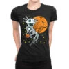 Axolotl Halloween Costume Creepy Skeleton Pumpkin Ladies Fitted T-Shirt -DIOO Clothing Shop pmd.2526201074.36.25071314.s3.1 front black2 ffffff none x0y0 154 800x800 1