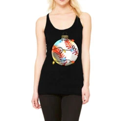 Christmas Baseball Racerback Tank