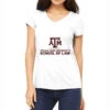Texas A&m Women's V-Neck T-Shirt -DIOO Clothing Shop pmd.2526381413.72.25088356.s3.1 front white2 ffffff none x0y52.5 138 800x800 1