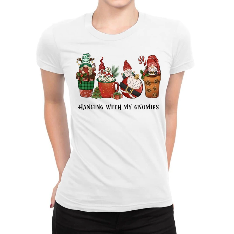 Hanging With My Gnomies Sublimation Ladies Fitted T-Shirt 3 Hanging With My Gnomies Sublimation Ladies Fitted T-Shirt