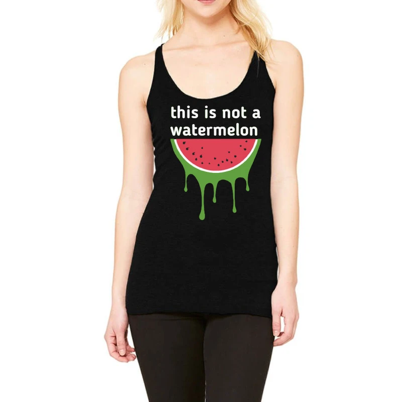 Flag Color Watermelon Racerback Tank 3 Flag Color Watermelon Racerback Tank