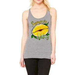 Summer Vibes Lip Racerback Tank