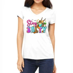 Stay Salty Women's V-Neck T-Shirt