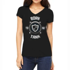 Born To Be Tank Women's V-Neck T-Shirt