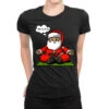 Santa Yoga Meditation Ladies Fitted T-Shirt -DIOO Clothing Shop pmd.2526658603.36.25087681.s3.1 front black2 ffffff none x0y0 154 800x800 1