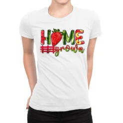 Home Grown Ladies Fitted T-Shirt