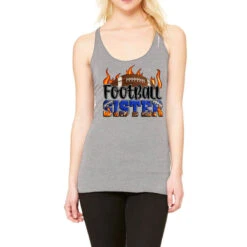 American Football Sister Royal Blue Racerback Tank