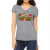 Watermelon Coffee Cups Women's V-Neck T-Shirt -DIOO Clothing Shop pmd.2526712895.72.25092095.s3.1 front heather2 ffffff none x0y0 138 800x800 1