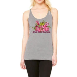 Breast Cancer Awareness Pumpkins Racerback Tank