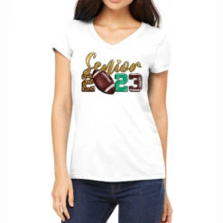 Western Senior 2023 American Football Women's V-Neck T-Shirt