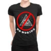 No Woking Ladies Fitted T-Shirt -DIOO Clothing Shop pmd.2526845370.36.25072813.s3.1 front black2 ffffff none x0y0 154 800x800 1