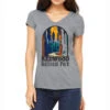 Redwood National Park Women's V-Neck T-Shirt -DIOO Clothing Shop pmd.2526862340.72.25099272.s3.1 front heather2 ffffff none x5y0 128 800x800 1