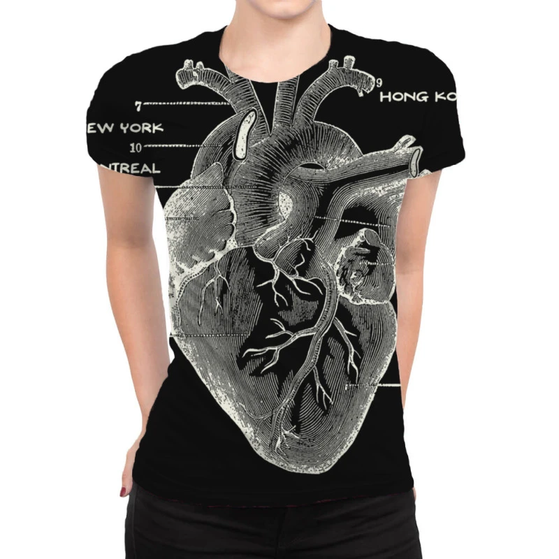 Nomad Heart All Over Women's T-shirt 3 Nomad Heart All Over Women's T-shirt