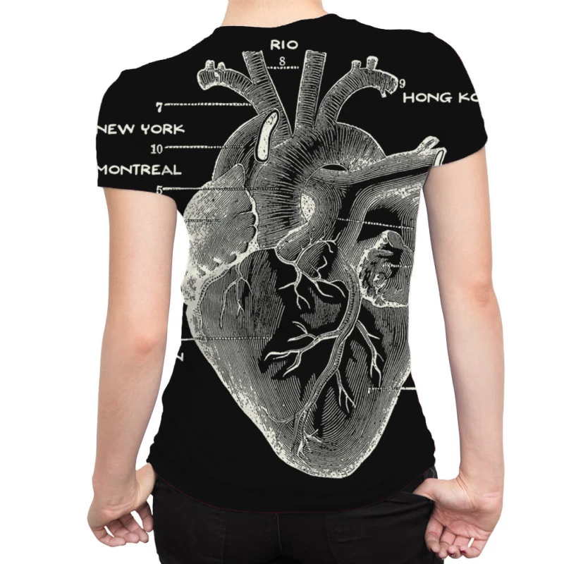 Nomad Heart All Over Women's T-shirt 4 Nomad Heart All Over Women's T-shirt - Image 2