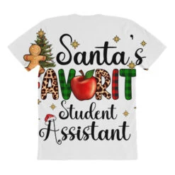 Santa's Favorite Student Assistant All Over Women's T-shirt -DIOO Clothing Shop pmd.2526941275.108.25097505.s3.1 front customized1 f5f5f5 none x45y38 294 800x800 1