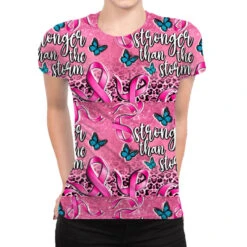 Stronger Than The Stormcancer All Over Women's T-shirt