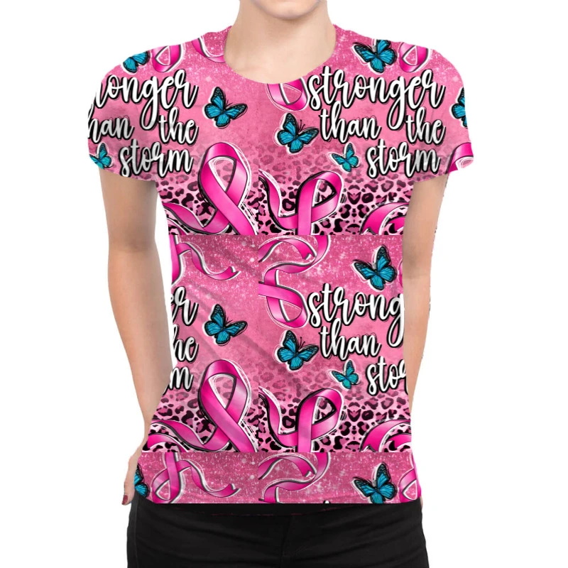 Stronger Than The Stormcancer All Over Women's T-shirt 3 Stronger Than The Stormcancer All Over Women's T-shirt