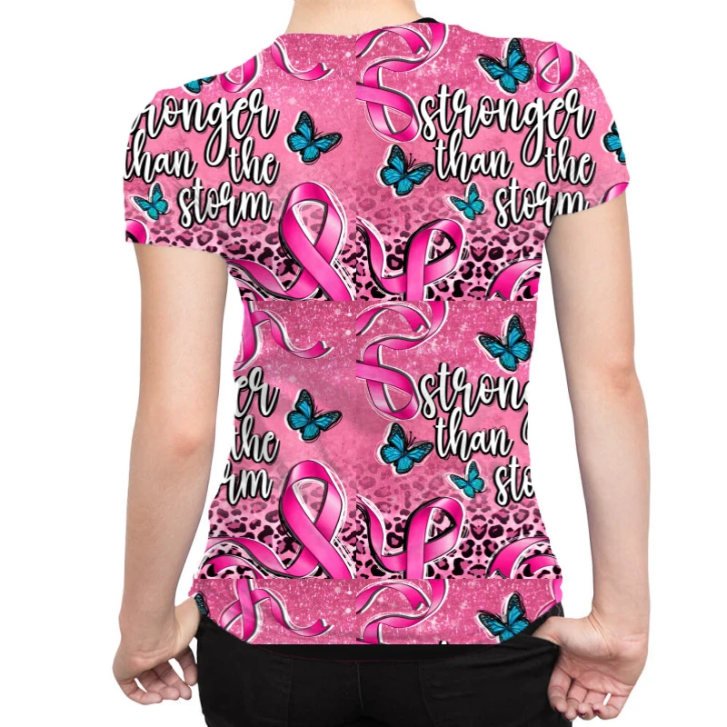 Stronger Than The Stormcancer All Over Women's T-shirt 4 Stronger Than The Stormcancer All Over Women's T-shirt - Image 2