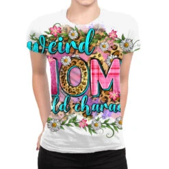 Weird Moms Build Character All Over Women's T-shirt