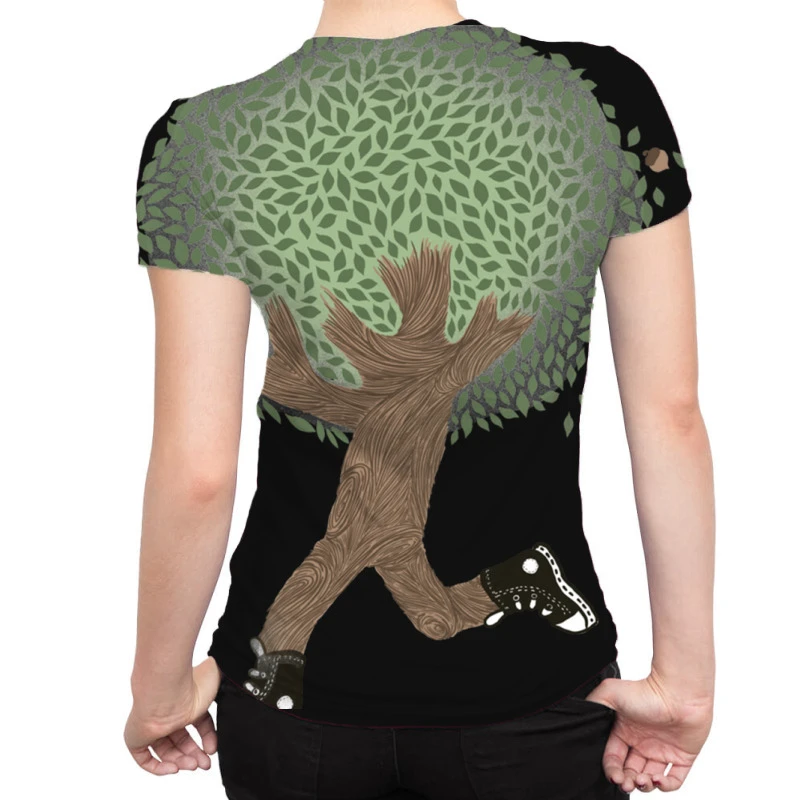 Run For Your Life All Over Women's T-shirt 4 Run For Your Life All Over Women's T-shirt - Image 2