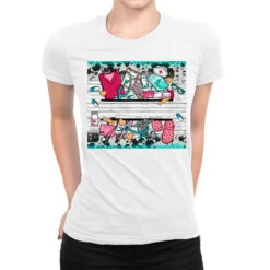 Custom Name Nurse Ladies Fitted T-Shirt