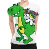 Unicorn Riding T Rex Dinosaur Boys Girls Kids (2) All Over Women's T-shirt -DIOO Clothing Shop pmd.2527013437.108.25089417.s3.1 front customized2 f5f5f5 none x45ym6 294 800x800 1